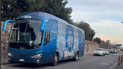 La squadra torna in ritiro a Pozzuoli dopo l’allenamento a Castel Volturno