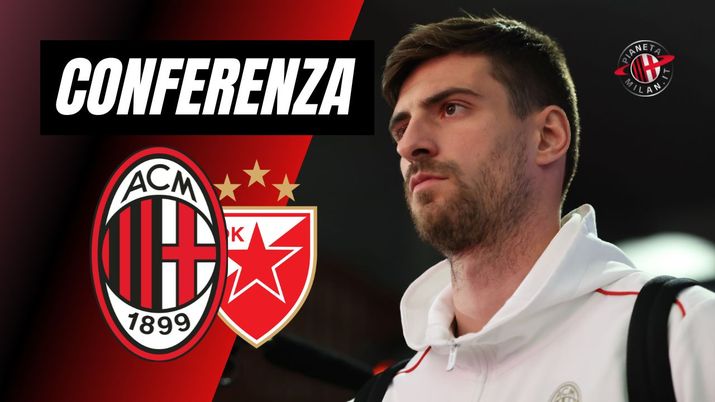 Conferenza Stampa LIVE Matteo Gabbia AC Milan Milan-Stella Rossa Champions League 2024-2025