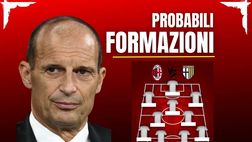 Milan-Parma, le probabili formazioni: un dubbio per Allegri. In attacco si cambia