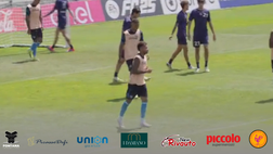 Napoli-Cavese 3-2, gli highlights dell’allenamento congiunto al Patini