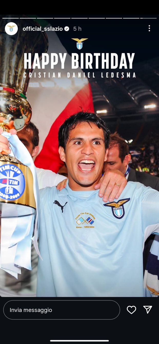 Protti e Ledesma compiono gli anni: gli auguri della Lazio- immagine 2