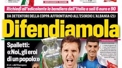 PRIMA PAGINA CORRIERE DELLO SPORT OGGI: “Buongiorno, il Napoli avanza”