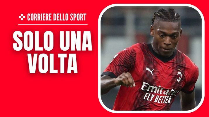 Milan-Juventus Serie A 2023-2024 Rafael Leao