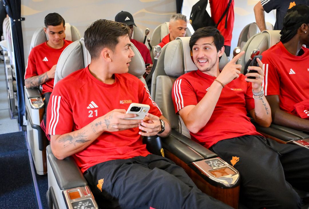 Roma, la partenza per l’amichevole in Australia con il Milan – FOTO GALLERY - immagine 6