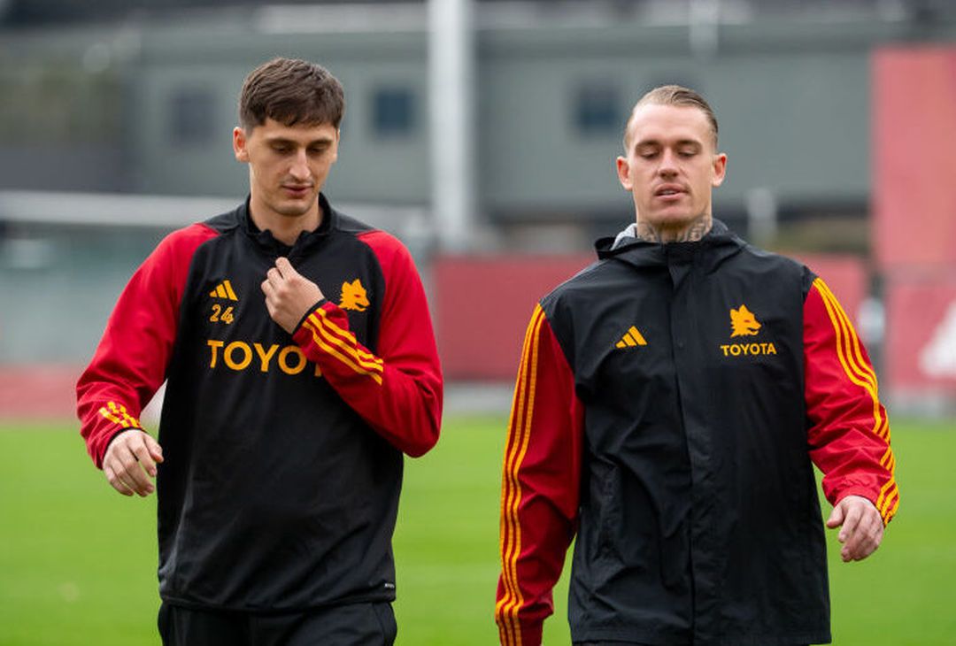 Roma, primo allenamento a Trigoria dopo la Fiorentina – FOTO GALLERY - immagine 31