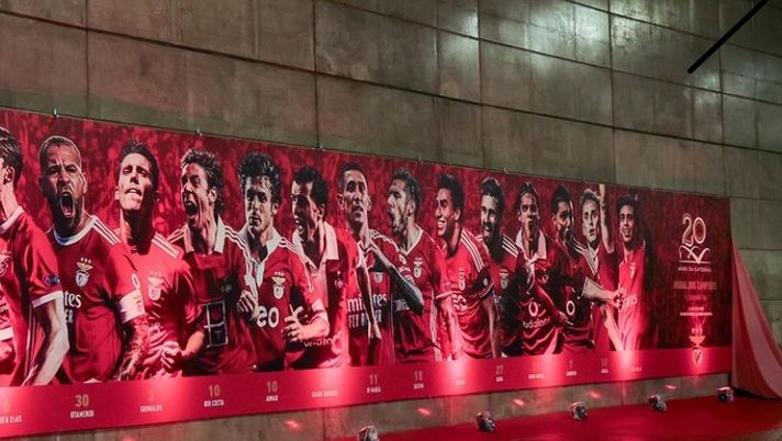 Benfica, Di Maria e Otamendi immortalati in un murale all’Estádio da Luz - immagine 1