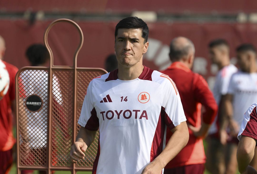 Roma, l’allenamento a Trigoria in vista della Dinamo Kiev – FOTO GALLERY - immagine 8