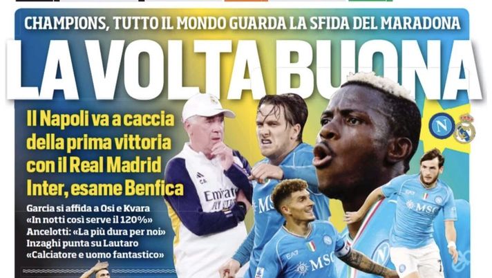IL NAPOLI SUI MEDIA – Le prime pagine dei giornali di oggi 3 ottobre 2023 - immagine 1