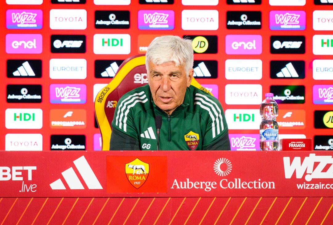 Roma-Fiorentina, la conferenza stampa di Gasperini – FOTOGALLERY - immagine 7