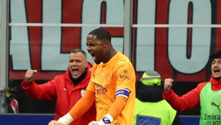 Mike Maignan protagonista di Milan-Roma | AC Milan News (Foto Getty Images) Milan-Roma, Marchegiani: 'Partita bella, strano il risultato. Su Maignan ...'