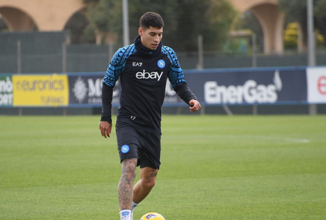 Il Napoli si prepara per il match contro la Salernitana