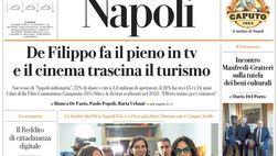 LA PRIMA PAGINA DE LA REPUBBLICA NAPOLI: “Napoli ko, è fuori dalla Coppa Italia”