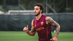 Trigoria, si ferma Hermoso: risentimento al polpaccio e derby a rischio