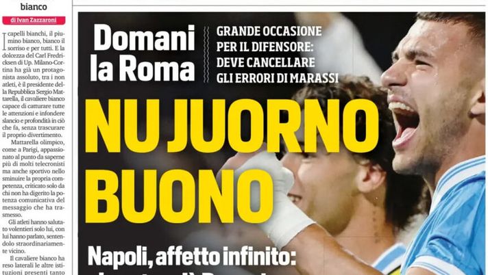 Prime pagine giornali sportivi oggi: il Napoli sui media- immagine 1