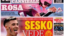 PRIMA PAGINA GAZZETTA DELLO SPORT OGGI: “Sesko vede Milan”