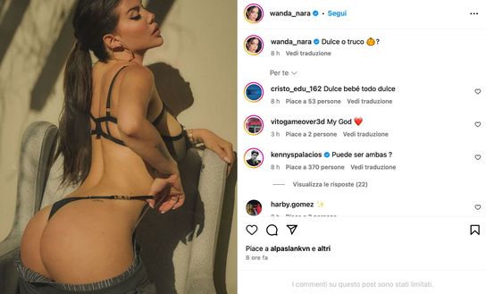 Wanda Nara, costume di Halloween particolare: lo scatto in intimo è da urlo- immagine 3