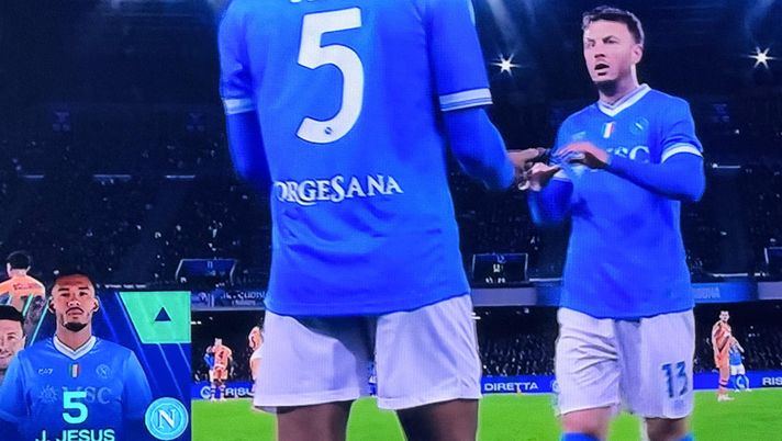 Napoli-Atalanta, Rrahmani costretto al cambio: Conte inserisce Juan Jesus - immagine 1