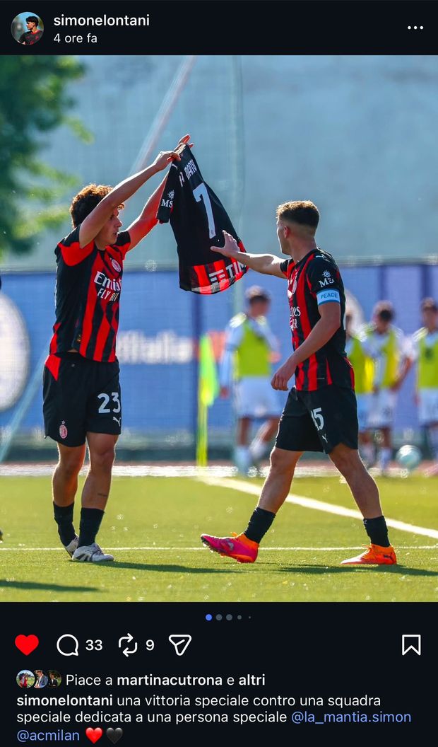 Milan Primavera, che gruppo: La Mantia esce in lacrime e i compagni gli dedicano la vittoria- immagine 2