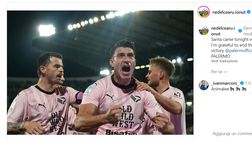 Palermo, Nedelcearu esulta sui social: “Babbo Natale è arrivato stasera con un goal!”