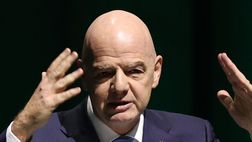 Infantino a Casa Milan: “Un piacere incontrare Furlani e Scaroni”