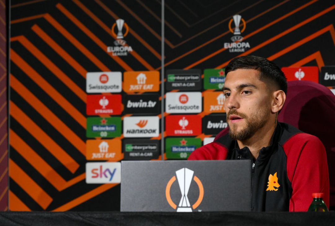 Roma, la conferenza stampa di De Rossi e Pellegrini prima del Milan – FOTO GALLERY - immagine 8