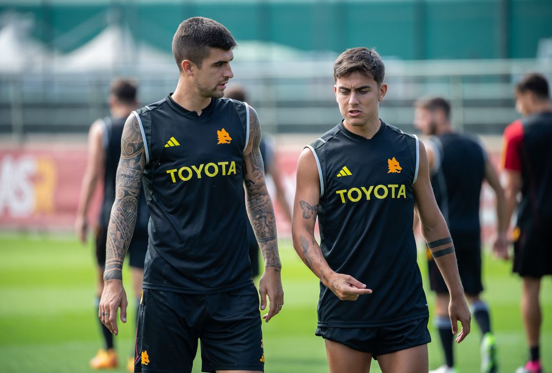 Roma, l’allenamento a Trigoria a due giorni dall’Empoli – FOTO GALLERY - immagine 14