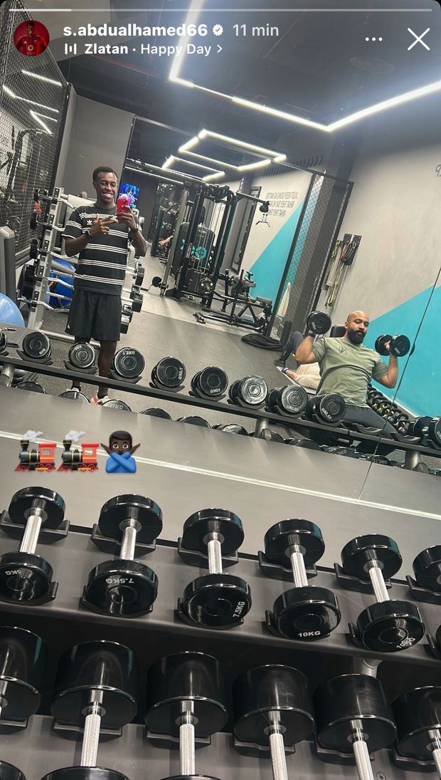 Abdulhamid, allenamento in palestra per l’inizio della nuova stagione- FOTO- immagine 2