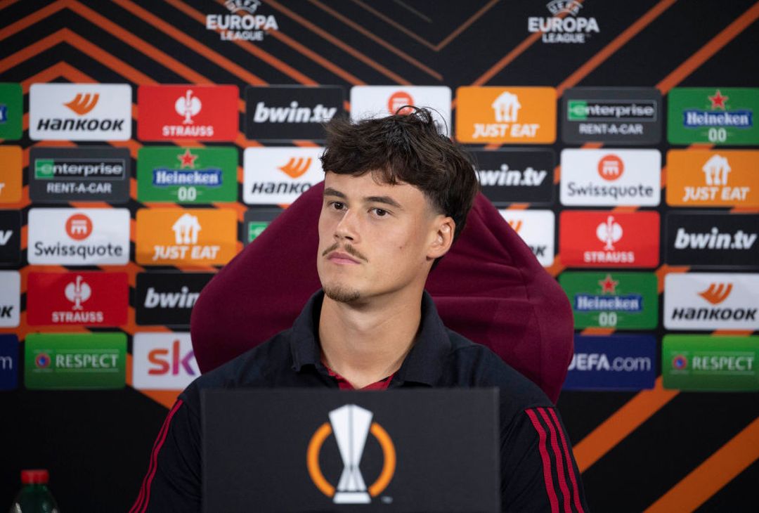 La conferenza stampa di Mourinho e Svilar pre Slavia Praga – FOTO GALLERY - immagine 10