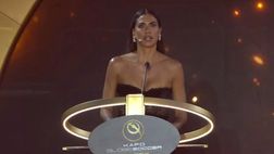 Globe Soccer Awards Europe 2024, Melissa Satta conduttrice mozzafiato