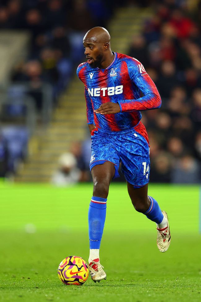LONDON, ENGLAND - DECEMBER 29: Jean-Philippe Mateta of Crystal Palace in action during the Premier League match between Crystal Palace FC and Southampton FC at Selhurst Park on December 29, 2024 in London, England. (Photo by Bryn Lennon/Getty Images)  Jean-Philippe Mateta: il gigante che ispira il Milan (e sogna Ibra)- immagine 3