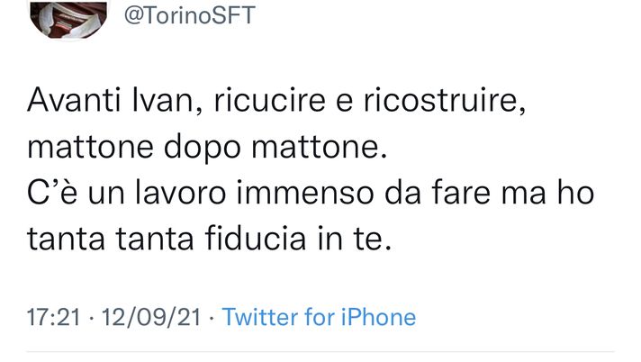 Torino-Salernitana 4-0, le reazioni social: “Avanti Ivan, mattone dopo mattone” - immagine 1