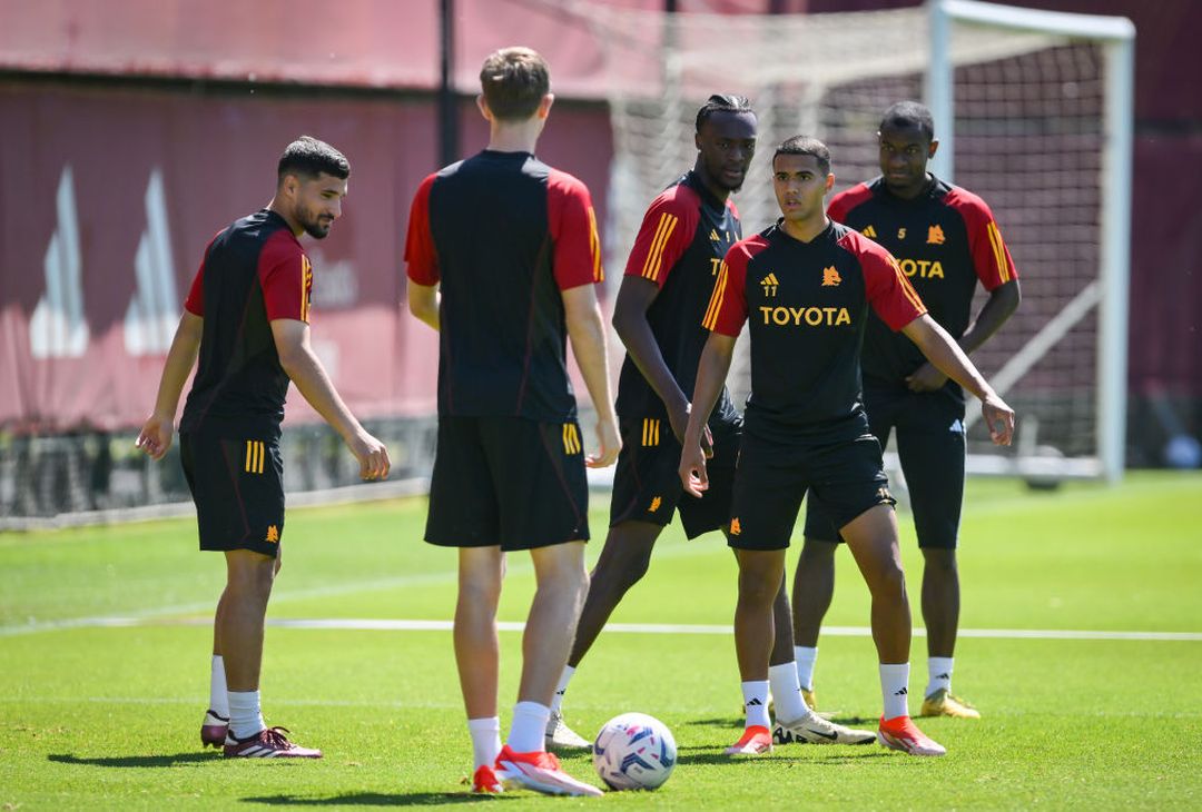 Roma, la seduta a Trigoria con la testa all’Empoli – FOTO GALLERY - immagine 26