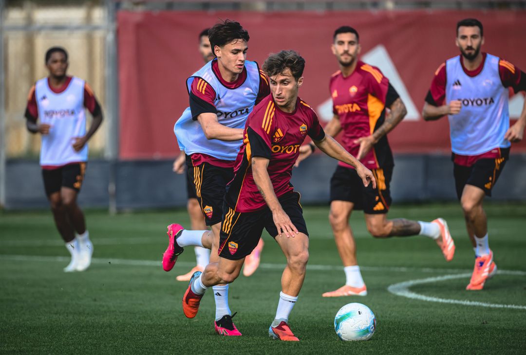 Trigoria, l’allenamento a due giorni da Milan-Roma – FOTO GALLERY - immagine 36