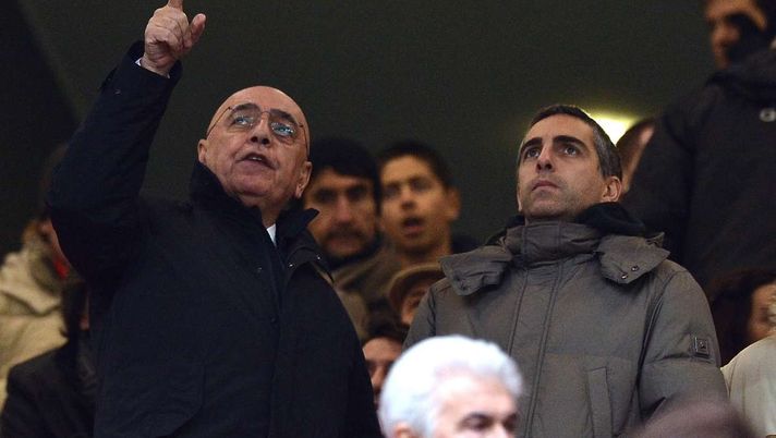 Adriano e Gianluca Galliani (ex dirigente AC Milan e suo figlio) | AC Milan News (foto Getty Images) Gianluca Galliani: 'Il segreto del Milan di Berlusconi? La coesione'