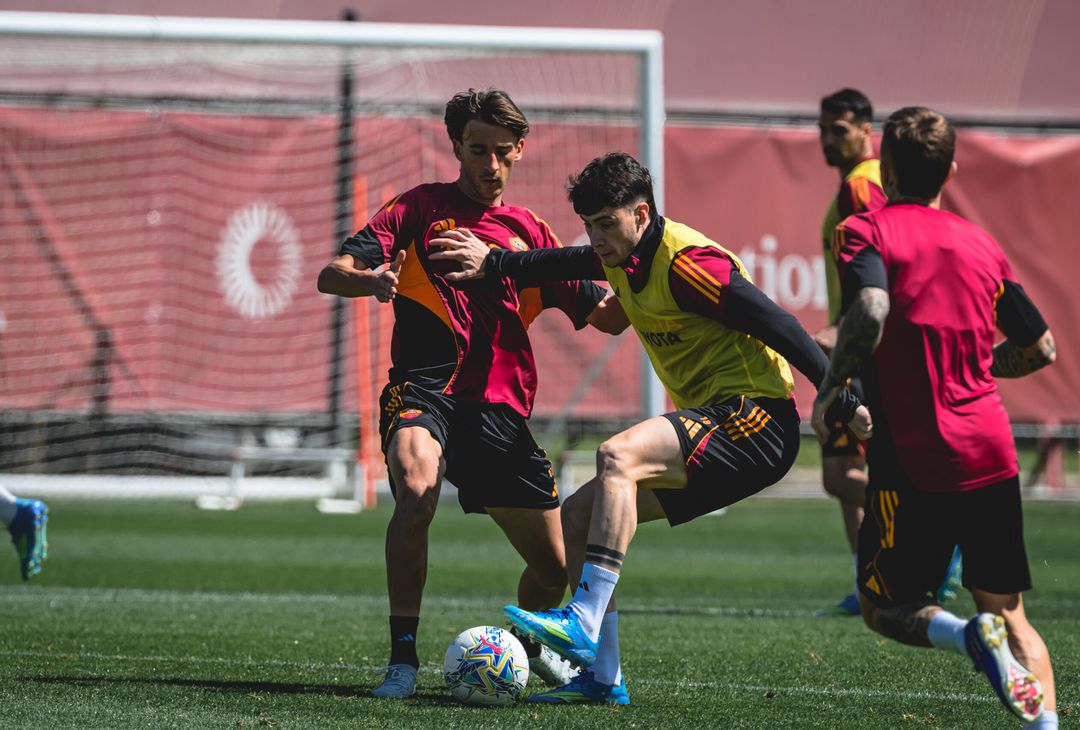 Trigoria, la seduta di allenamento a due giorni dall’Atalanta – FOTO GALLERY - immagine 8