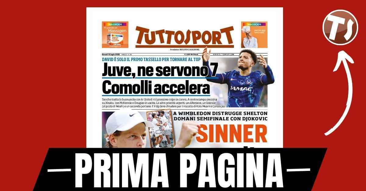 prima pagina tuttosport juventus non solo david ne servono 7