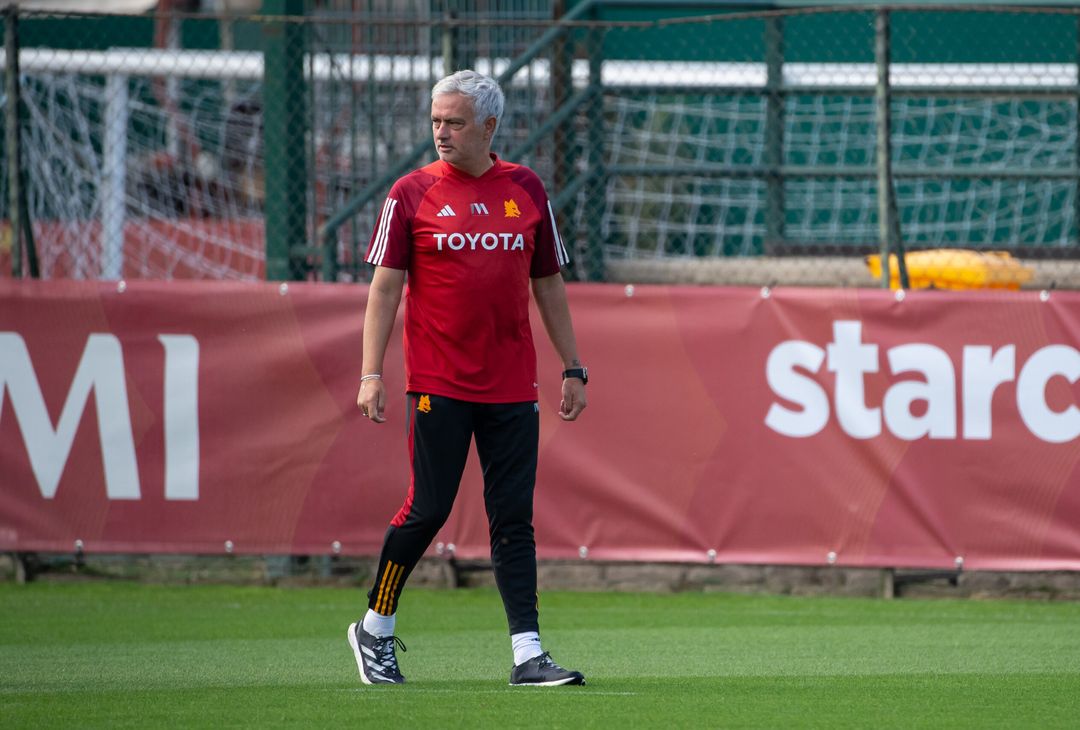 Roma, l’allenamento a Trigoria a due giorni dall’Empoli – FOTO GALLERY - immagine 12