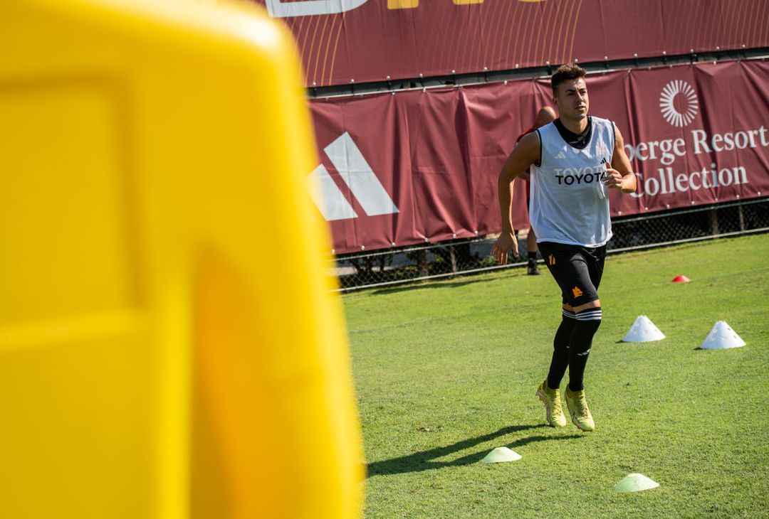 Roma, allenamento mattutino a Trigoria in vista dell’Hellas Verona – FOTO GALLERY - immagine 29