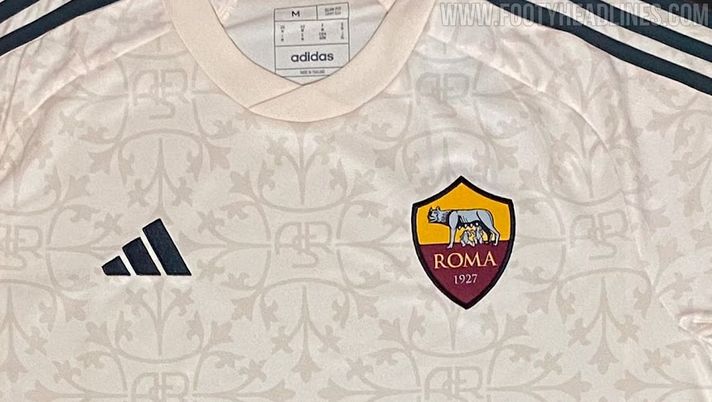Roma, le anticipazioni sulla maglia da trasferta 23/24: torna lo stemma del club - immagine 1