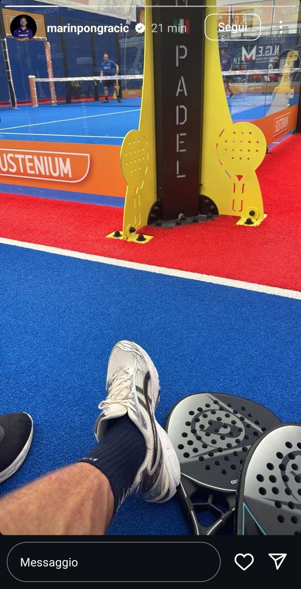 FOTO – Intanto Pongracic si consola col padel. La storia postata dal difensore- immagine 2