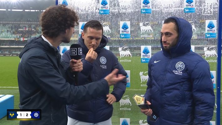 DAZN Calhanoglu: “Felici di aver vinto anche con un po’ di fortuna. L’assist a Zielinski…” - immagine 1