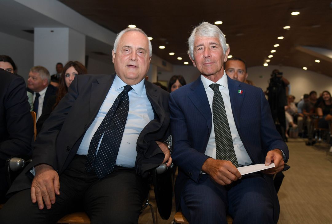 Claudio Lotito e Andrea Abodi