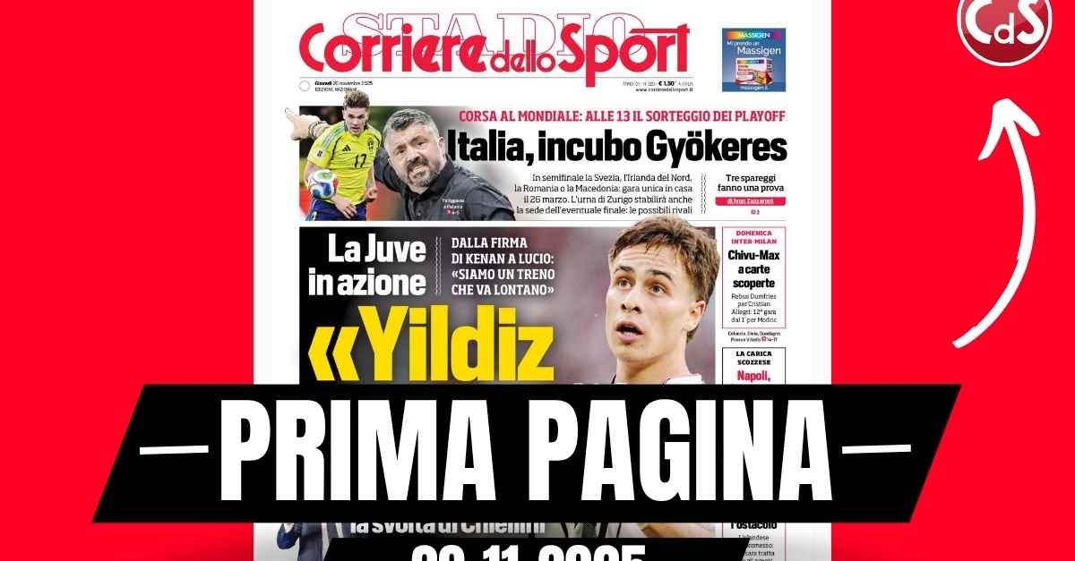 prima pagina corriere dello sport domenica inter milan chivu e allegri a carte scoperte