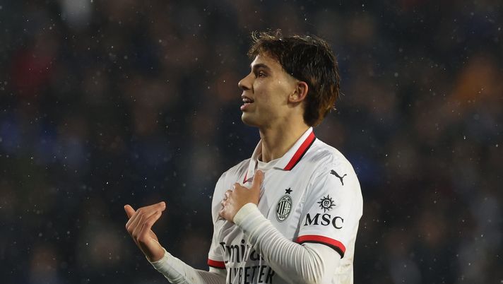 Joao Felix (attaccante AC Milan), qui durante Empoli-Milan 0-2 (Serie A 2024-2025) | News (Getty Images) Joao Felix AC Milan Empoli-Milan 0-2 Serie A 2024-2025