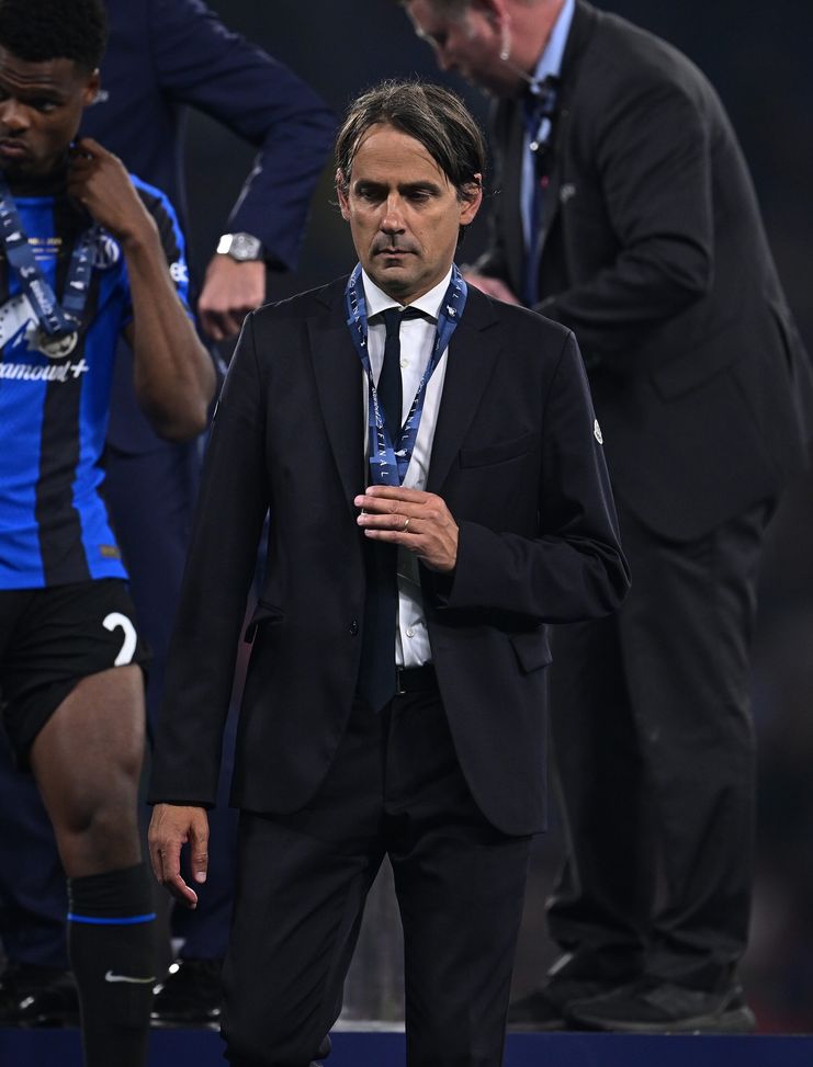 La delusione di Inzaghi dopo la sconfitta in finale di Champions League. (Foto di Mattia Ozbot - Inter/Inter via Getty Images) Simone Inzaghi, un cuore diviso a metà tra Lazio e Inter- immagine 6