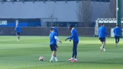 VIDEO FCIN1908 / Inter, vigilia dello Sparta: Lautaro e Thuram inseparabili