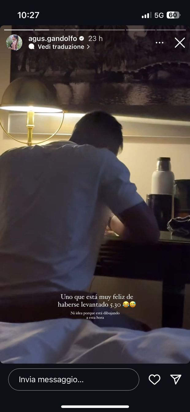 Lautaro, sveglia prestissimo. Agustina se la ride: “Non ho idea del motivo per cui…”- immagine 2