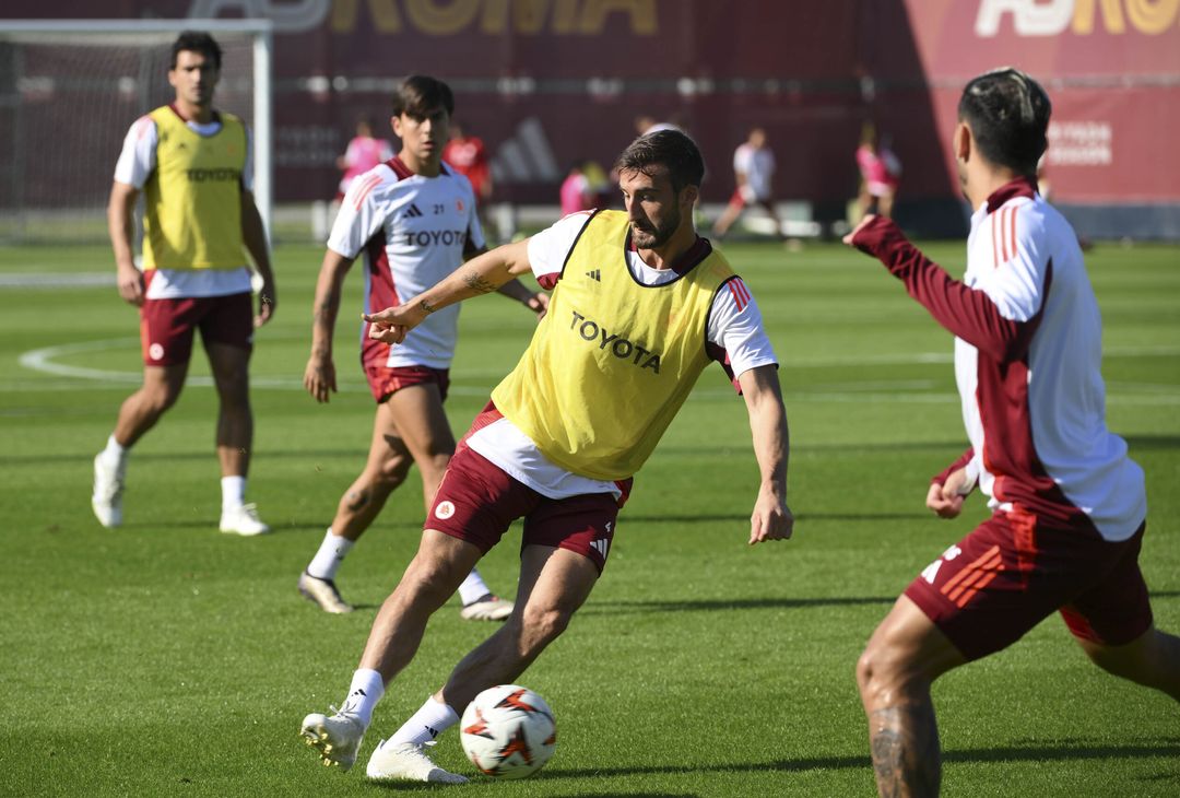 Roma, l’allenamento a Trigoria a tre giorni dall’Europa League – FOTO GALLERY - immagine 12