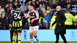 Implosione Manchester City: perde anche con l’Aston Villa. Sei sconfitte in otto partite