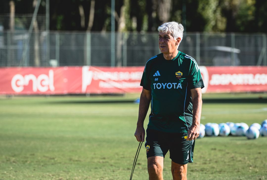 Trigoria, la seduta di allenamento sotto gli occhi di Friedkin – FOTO GALLERY - immagine 8